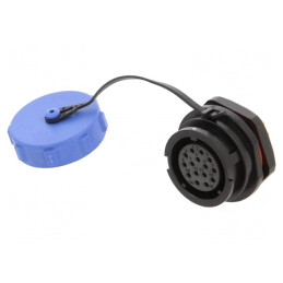 Soclu SY21 mamă 15 PIN IP67 lipire | Electronic-mag.ro | Componente Electronice