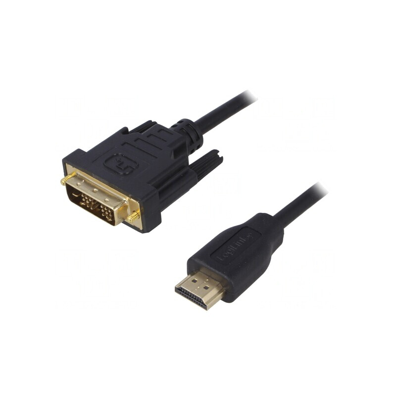 Cablu HDMI la DVI-D 3m Negru | Electronic-mag.ro | Componente Electronice Cablu HDMI la DVI-D 3m Negru | Electronic-mag.ro | Componente Electronice