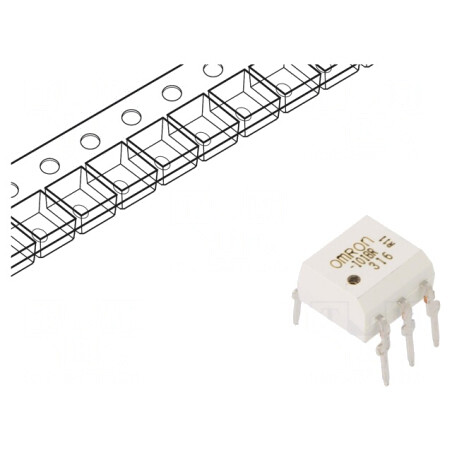 Releu Semiconductor SPST-NO 30mA 2000mA 80VAC THT | Electronic-mag.ro | Componente Electronice
