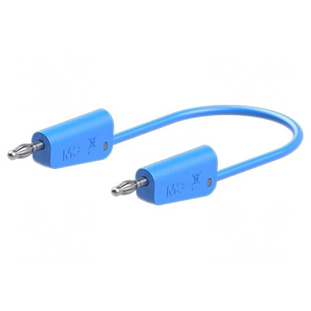 Cablu de măsurare 2m albastru 60VDC 30VAC 19A | Electronic-mag.ro | Componente Electronice