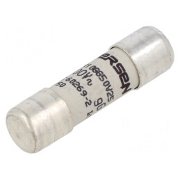 Siguranță ceramică gG 25A 400VAC 10x38mm | Electronic-mag.ro | Componente Electronice
