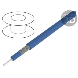 Cablu FZ-LSI 1x1,5mm2 silicon albastru 100m