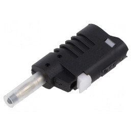 Mufă banană 4mm roșie izolație 36A 60VDC | Electronic-mag.ro | Componente Electronice