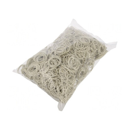 Inele Elastice din Cauciuc Alb 1,5mm | Electronic-mag.ro | Componente Electronice