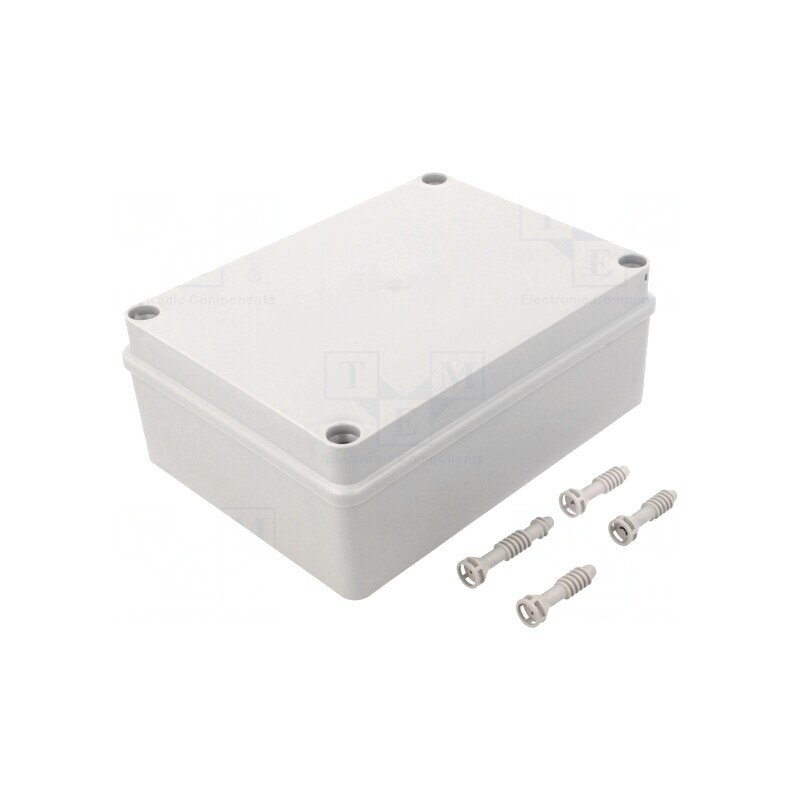 Carcasă universală ABS polistiren gri 140x190x70mm | Electronic-mag.ro | Componente Electronice
