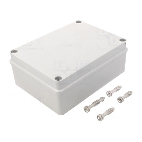 Carcasă universală ABS polistiren gri 140x190x70mm | Electronic-mag.ro | Componente Electronice