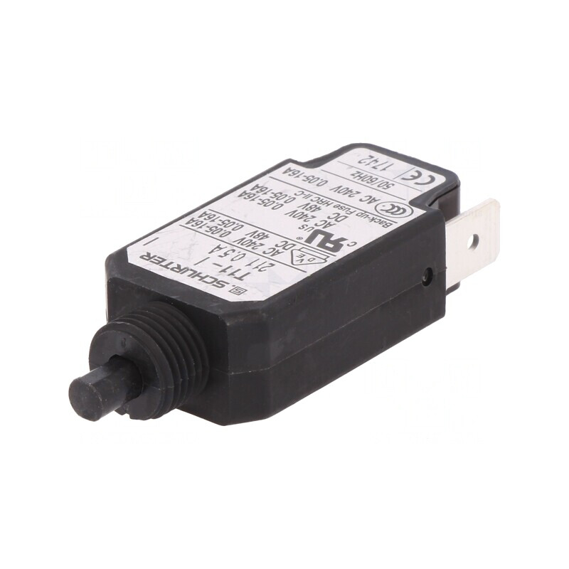 Întrerupător de Supracurent 0,5A SPST 240VAC 48VDC | Electronic-mag.ro | Componente Electronice