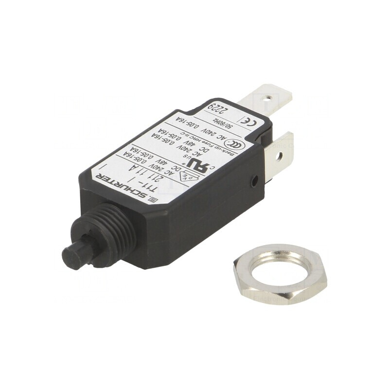 Întrerupător de Supracurent 240VAC 48VDC 11A SPST | Electronic-mag.ro | Componente Electronice