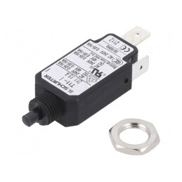 Întrerupător de Supracurent 15A SPST 240VAC 48VDC | Electronic-mag.ro | Componente Electronice