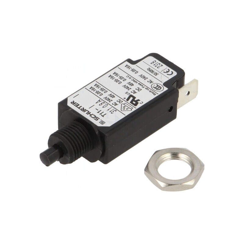 Întrerupător de Supracurent 0,8A SPST MCB 240VAC 48VDC | Electronic-mag.ro | Componente Electronice