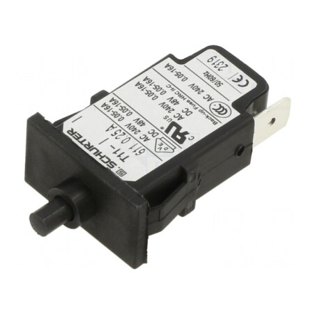 Întrerupător de Supracurent SPST 0,25A 240VAC 48VDC | Electronic-mag.ro | Componente Electronice