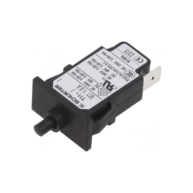 Întrerupător de Supracurent 240VAC 48VDC 1,8A SPST MCB | Electronic-mag.ro | Componente Electronice