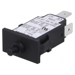 Întrerupător de Supracurent 240VAC 48VDC 14A SPST MCB | Electronic-mag.ro | Componente Electronice