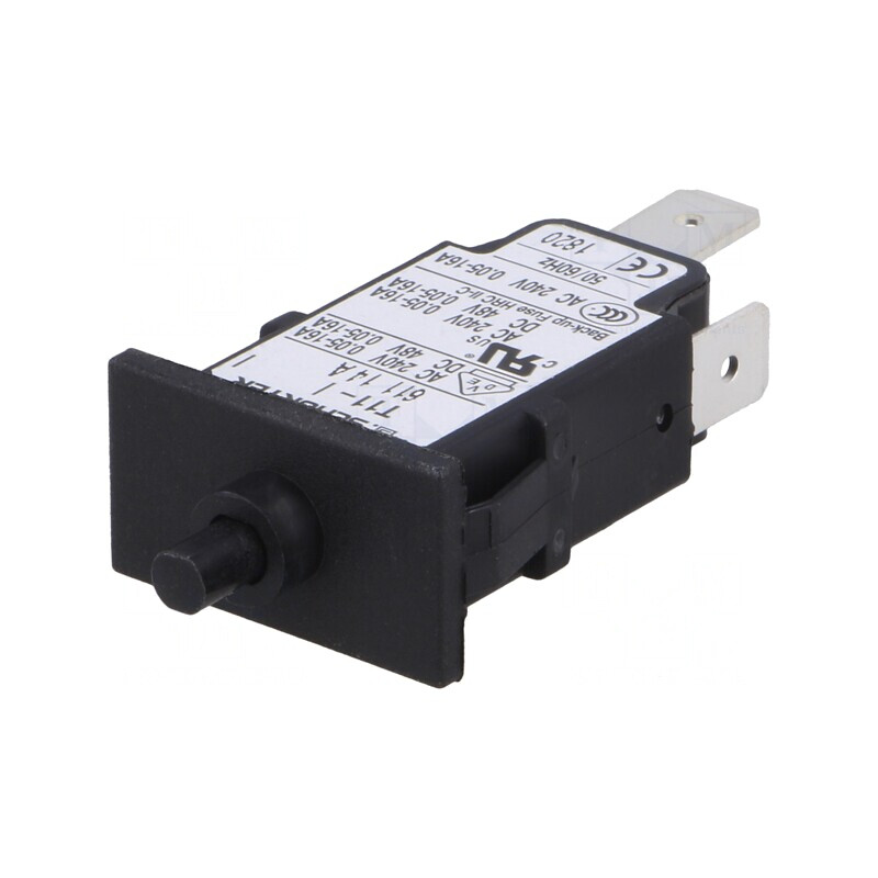 Întrerupător de Supracurent 240VAC 48VDC 14A SPST MCB | Electronic-mag.ro | Componente Electronice