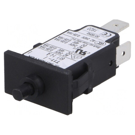 Întrerupător de Supracurent 240VAC 48VDC 14A SPST MCB | Electronic-mag.ro | Componente Electronice