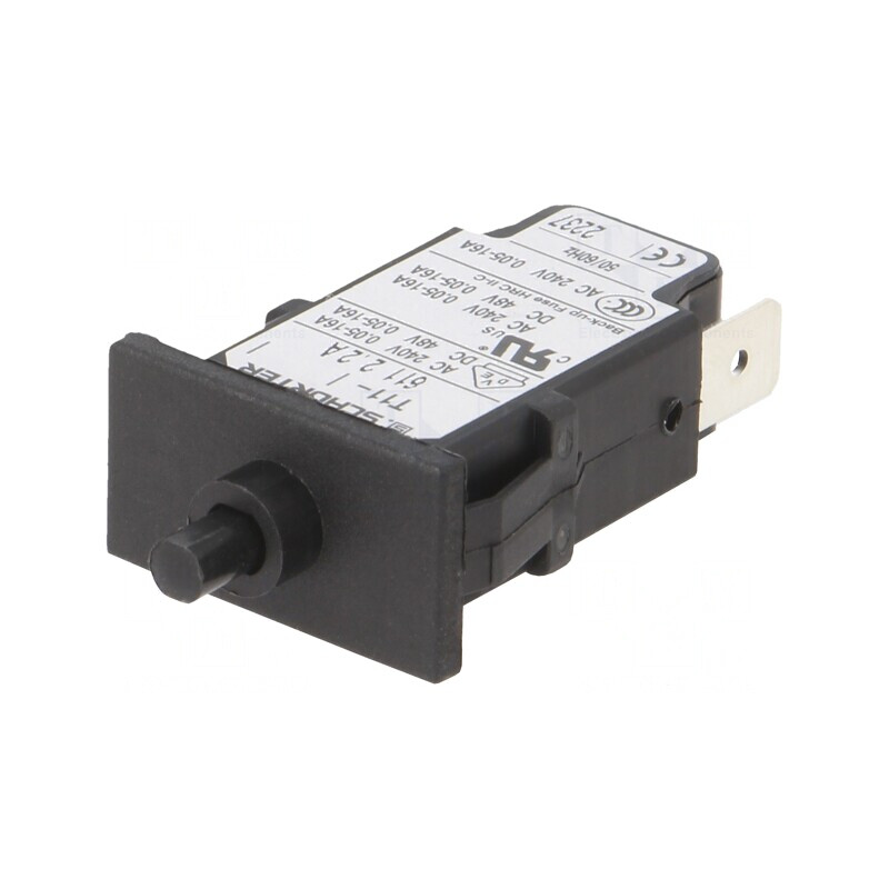 Întrerupător de Supracurent 2,2A SPST 240VAC/48VDC | Electronic-mag.ro | Componente Electronice