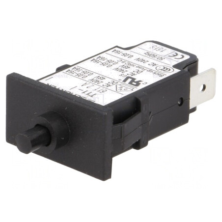 Întrerupător de Supracurent 240VAC 48VDC 2A 1-Poli | Electronic-mag.ro | Componente Electronice