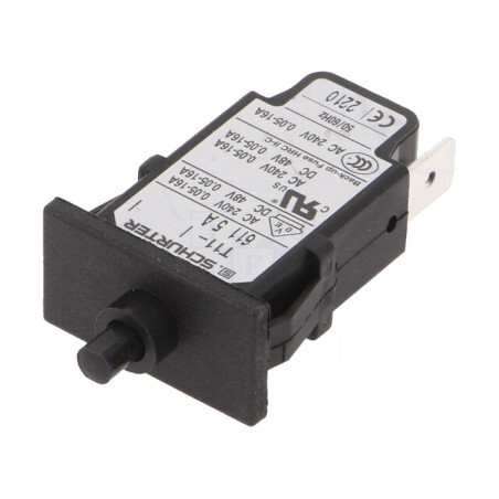 Întrerupător de Supracurent 240VAC 48VDC 5A SPST Poli Unic | Electronic-mag.ro | Componente Electronice