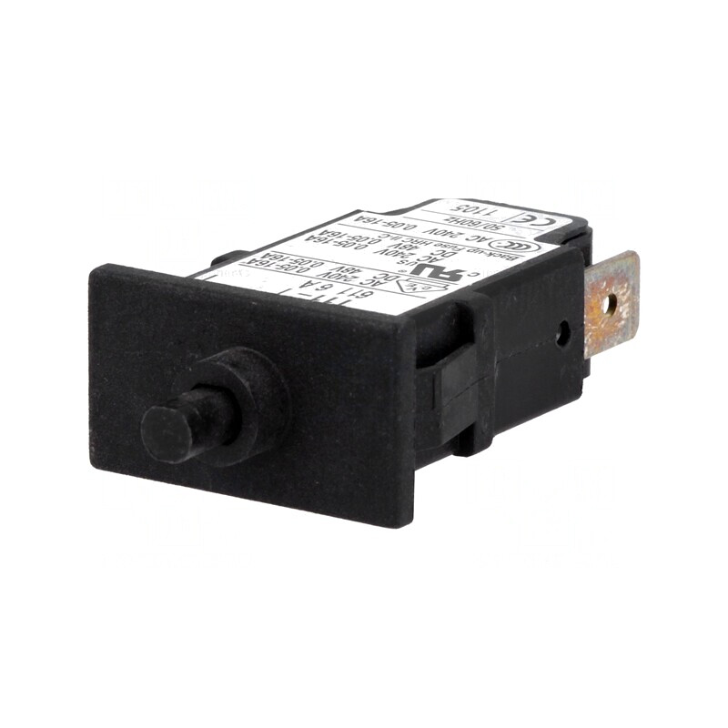 Întrerupător de Supracurent 240VAC 48VDC 6A SPST 1 Pol | Electronic-mag.ro | Componente Electronice