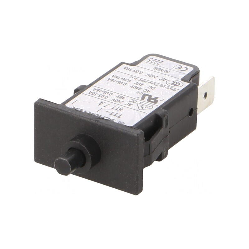 Întrerupător de Supracurent 7A SPST 240VAC 48VDC | Electronic-mag.ro | Componente Electronice