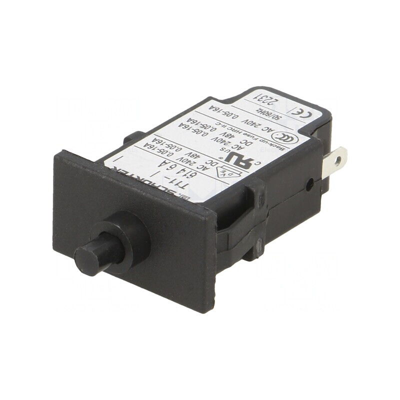 Întrerupător de Supracurent 240VAC 48VDC 6A SPST | Electronic-mag.ro | Componente Electronice