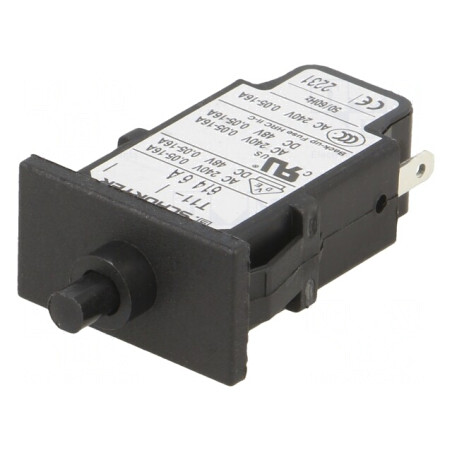 Întrerupător de Supracurent 240VAC 48VDC 6A SPST | Electronic-mag.ro | Componente Electronice