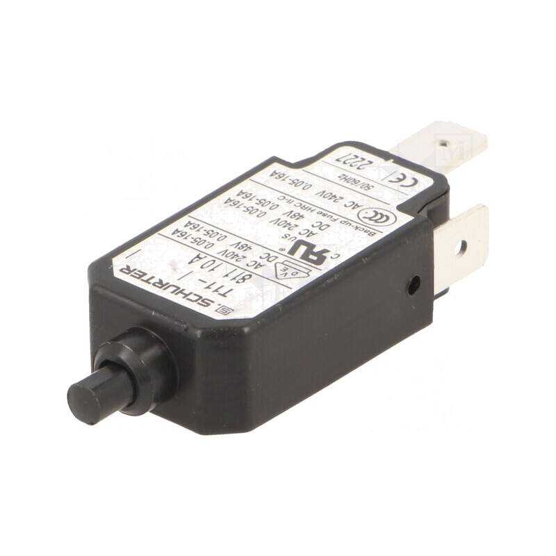 Întrerupător Supracurent 240VAC 48VDC 10A SPST | Electronic-mag.ro | Componente Electronice