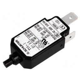 Întrerupător de Supracurent 8A 240VAC 48VDC SPST | Electronic-mag.ro | Componente Electronice