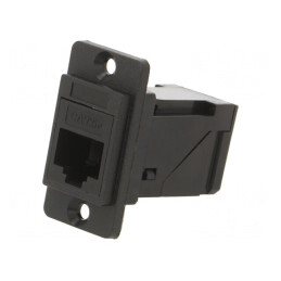 Adaptor DUALSLIM Cat 5e 8p8c în unghi 29mm | Electronic-mag.ro | Componente Electronice