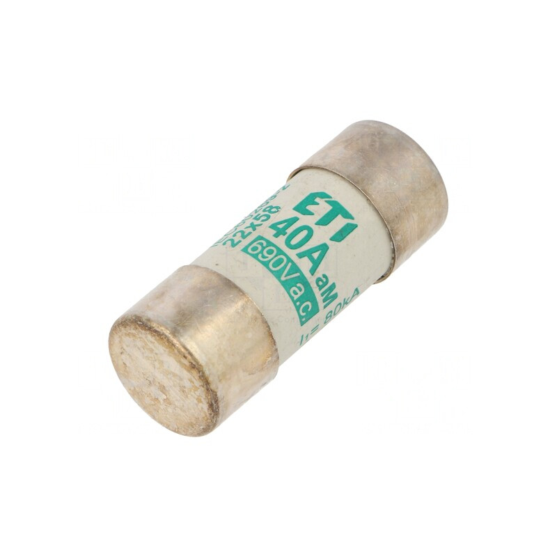 Siguranță cilindrică industrială 40A 690VAC | Electronic-mag.ro | Componente Electronice