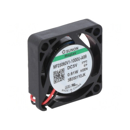 Ventilator axial 5V 25x25x6mm 5.1m3/h | Electronic-mag.ro | Componente Electronice