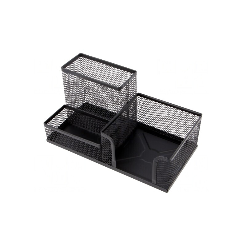 Organizator Birou Metalic Negru | Electronic-mag.ro | Componente Electronice