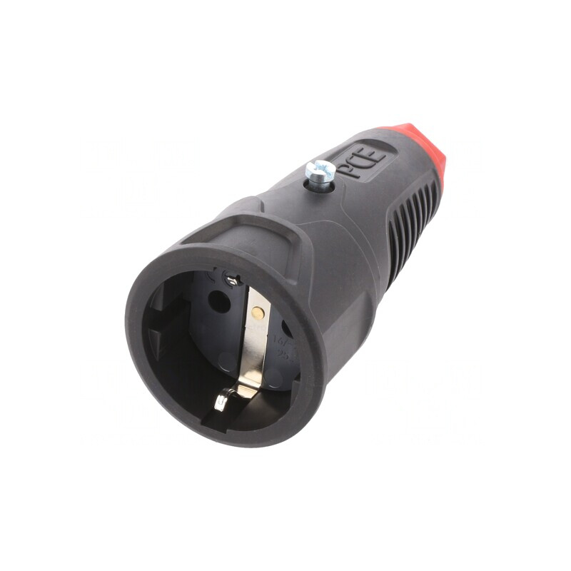 Conector Alimentare AC 2P PE 250V 16A Cablu | Electronic-mag.ro | Componente Electronice