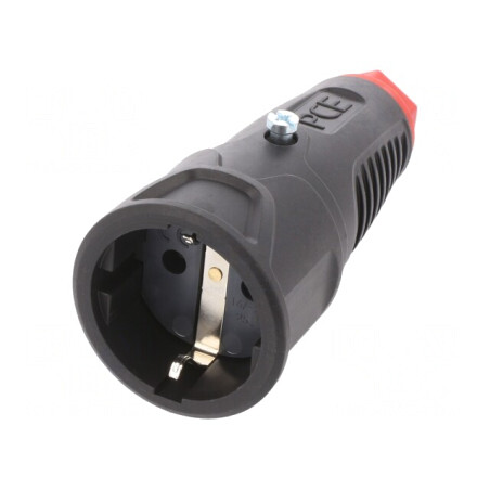 Conector Alimentare AC 2P PE 250V 16A Cablu | Electronic-mag.ro | Componente Electronice