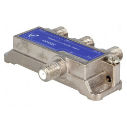 Splitter înşurubare 1218MHz 3D Line 3 Ieșiri F mamă | Electronic-mag.ro | Componente Electronice