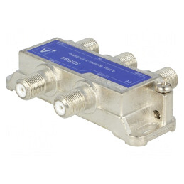 Splitter înşurubare 1218MHz 3D Line 4 Ieşiri F mamă | Electronic-mag.ro | Componente Electronice