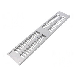 Panou Anterior 2U Gri Dublu | Electronic-mag.ro | Componente Electronice