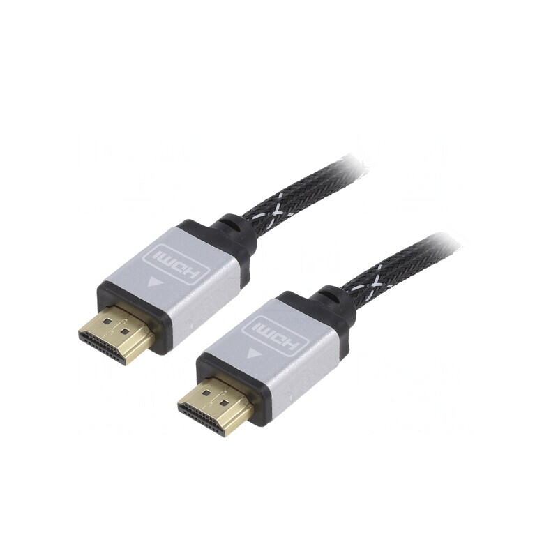 Cablu HDMI 2.0 Textil 3m Negru | Electronic-mag.ro | Componente Electronice Cablu HDMI 2.0 Textil 3m Negru | Electronic-mag.ro | Componente Electronice