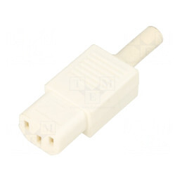 Conector Alimentare AC Mufă Mamă 10A 250V IEC 60320 Drept | Electronic-mag.ro | Componente Electronice