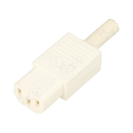 Conector Alimentare AC Mufă Mamă 10A 250V IEC 60320 Drept | Electronic-mag.ro | Componente Electronice