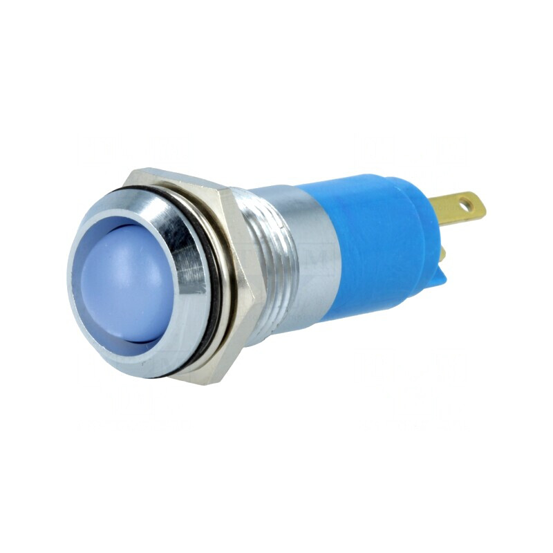 Lampă de Control LED Albastră IP67 12-14V | Electronic-mag.ro | Componente Electronice