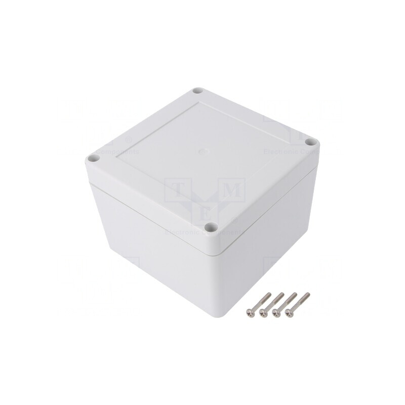 Carcasă Universală cu Bucşă din Alamă 105x105x75mm | Electronic-mag.ro | Componente Electronice