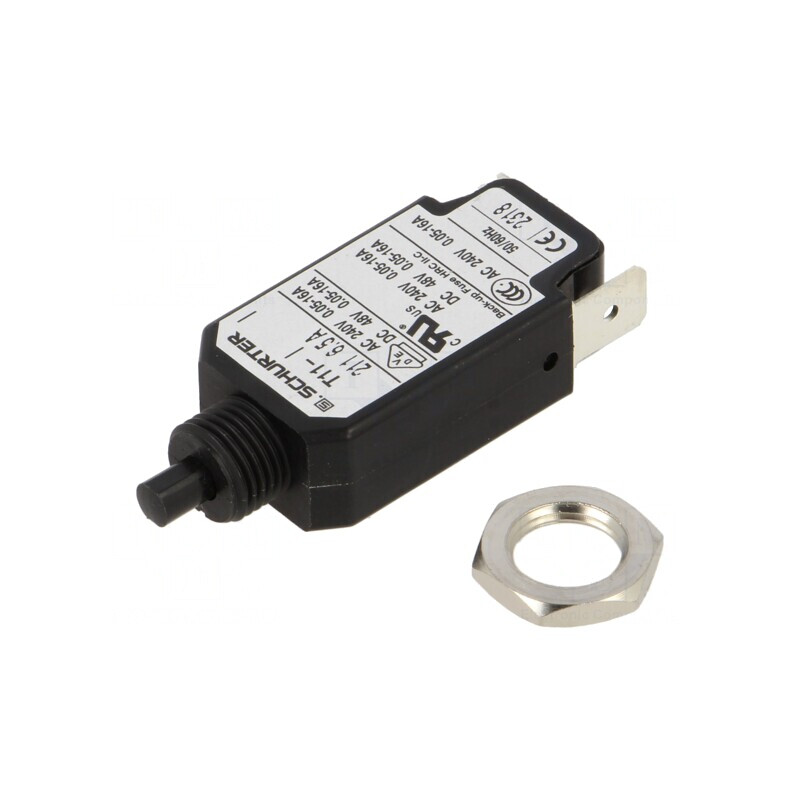 Întrerupător de Supracurent 240VAC 48VDC 6,5A SPST | Electronic-mag.ro | Componente Electronice