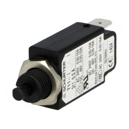 Întrerupător de Supracurent 0,5A 240V/48V SPST MCB | Electronic-mag.ro | Componente Electronice