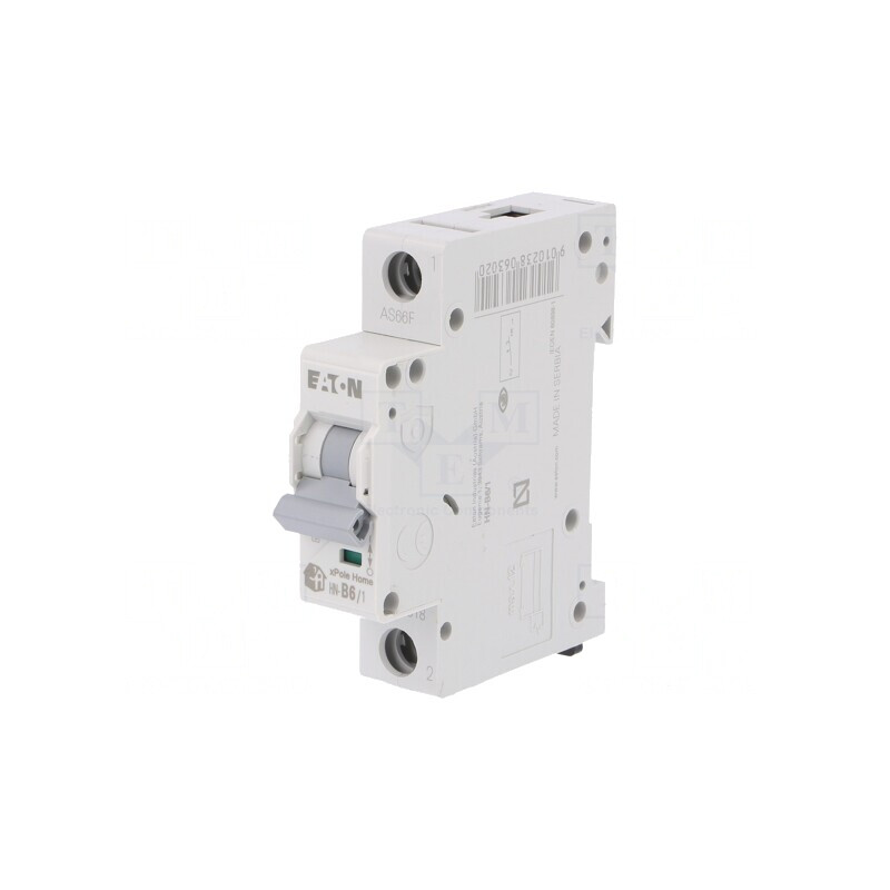 Întrerupător Supracurent 6A 230/400VAC 1P 6kA | Electronic-mag.ro | Componente Electronice