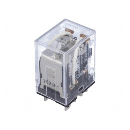 Releu electromagnetic DPDT 24VDC 10A | Electronic-mag.ro | Componente Electronice