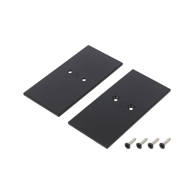 Obturator negru pentru profil LED 33,4x67,5mm - 2 buc. | Electronic-mag.ro | Componente Electronice Obturator negru pentru profil LED 33,4x67,5mm - 2 buc. | Electronic-mag.ro | Componente Electronice