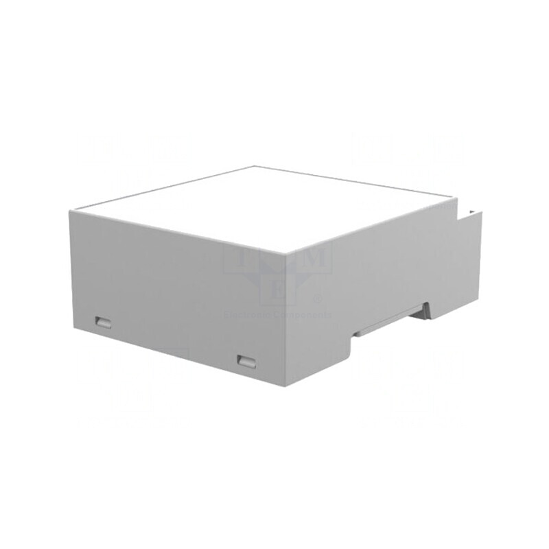 Carcasă pentru șină DIN, gri, 90x71.1x32mm, 4 module | Electronic-mag.ro | Componente Electronice