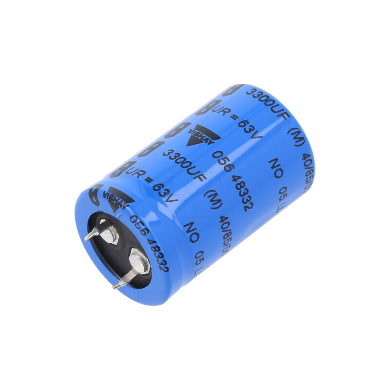 Condensator Electrolitic Snap-In 3,3mF 63V 25x40mm | Electronic-mag.ro | Componente Electronice
