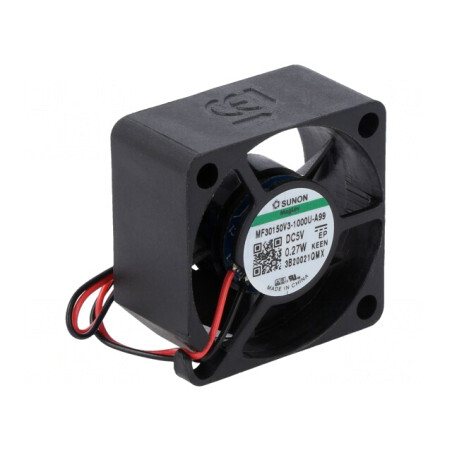 Ventilator DC Axial 5V 30x30x15mm 4,75m3/h | Electronic-mag.ro | Componente Electronice